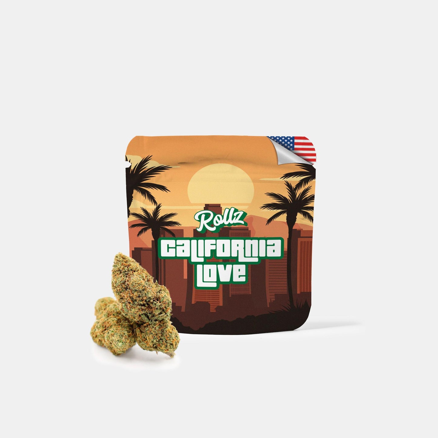 California Love THC-A çiçekleri