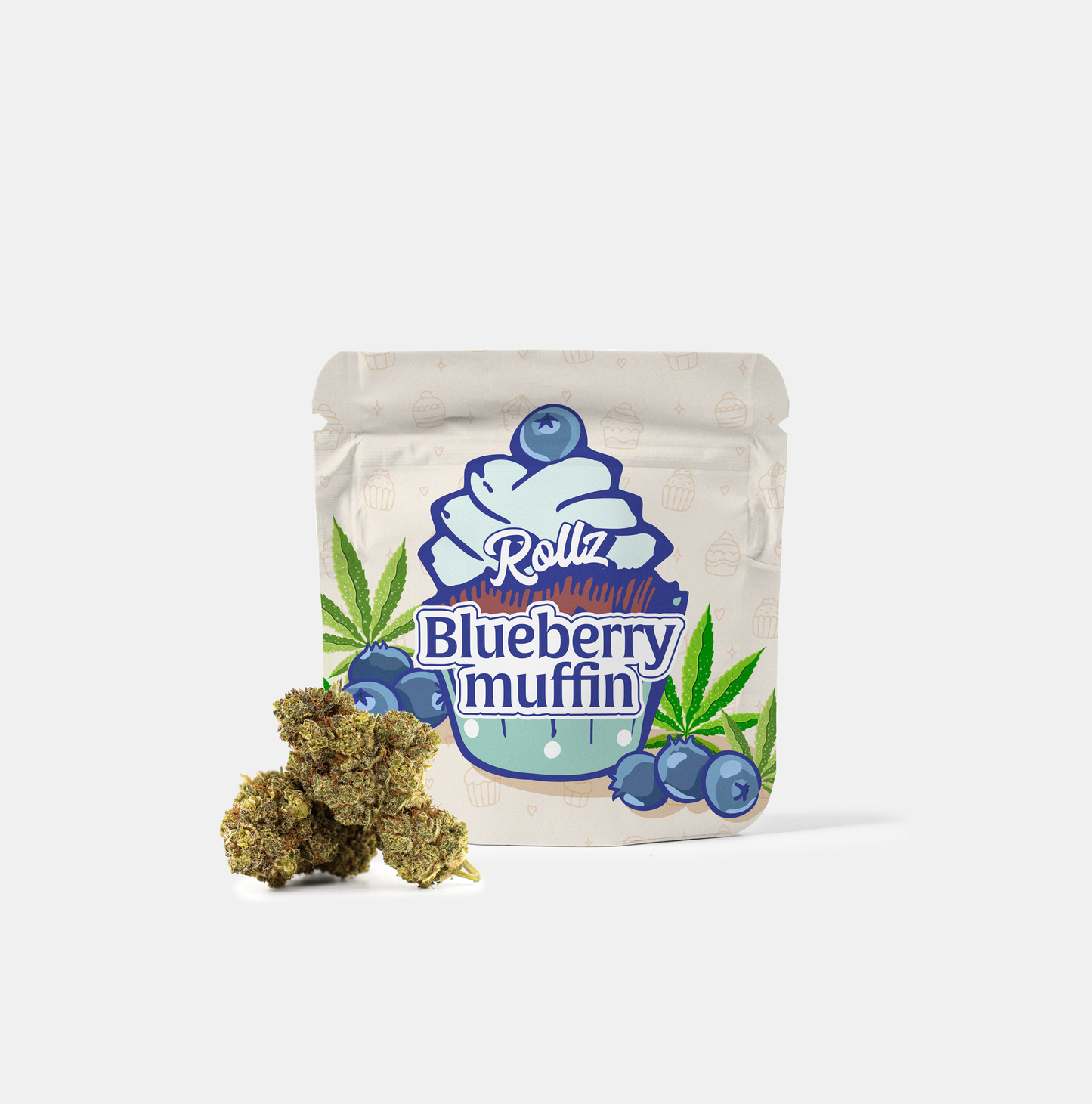 Yaban Mersinli Kek THC-A çiçekleri