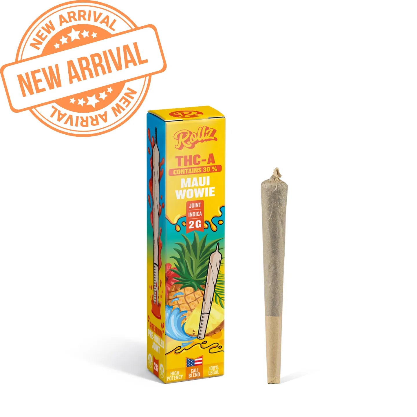 Rollz THCA Pre-Roll – 2G Cali Blend