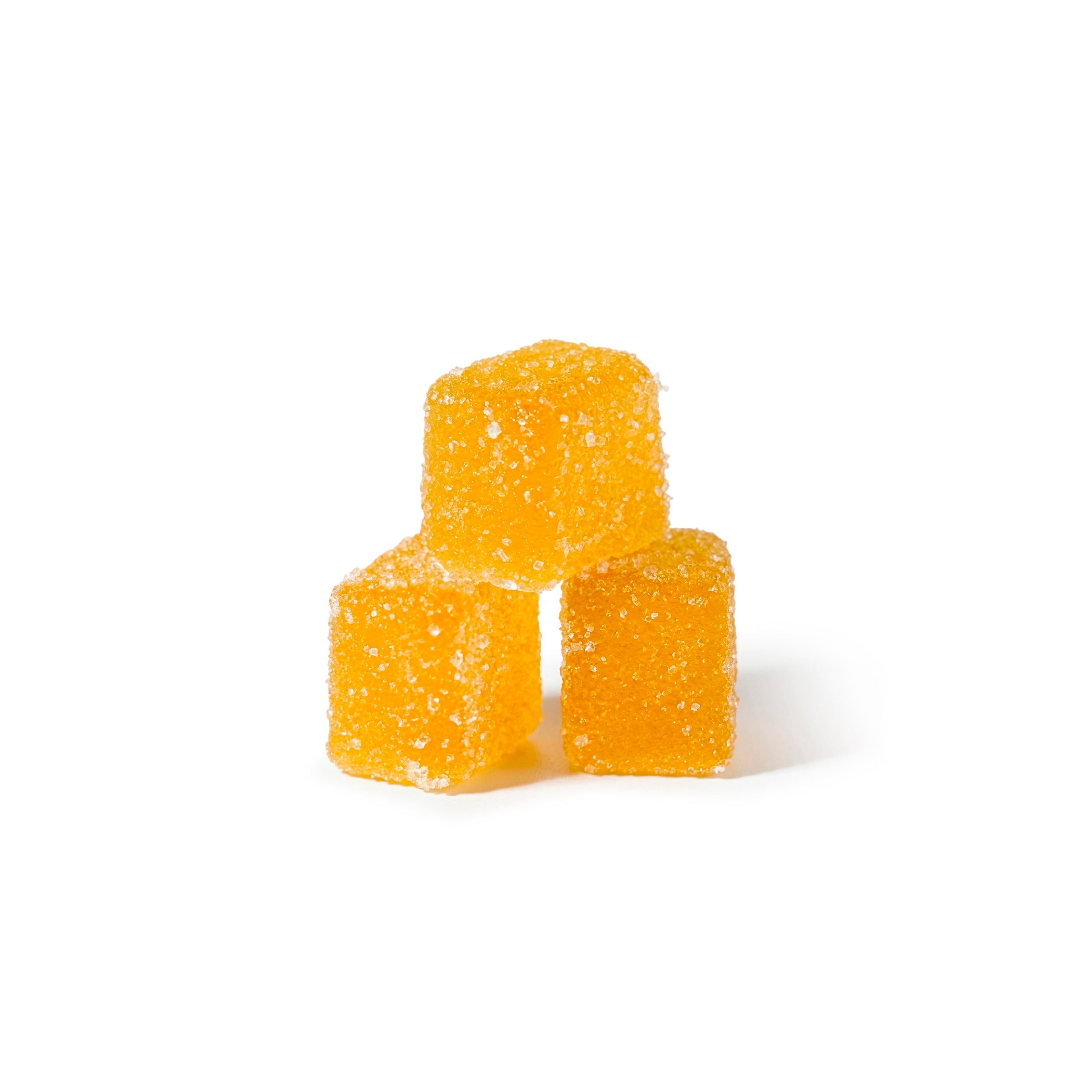 Rollz THC Gummies Ananas-Geschmack, 10 mg pro Stück, 3 Stück Packung mit rotem Beutel