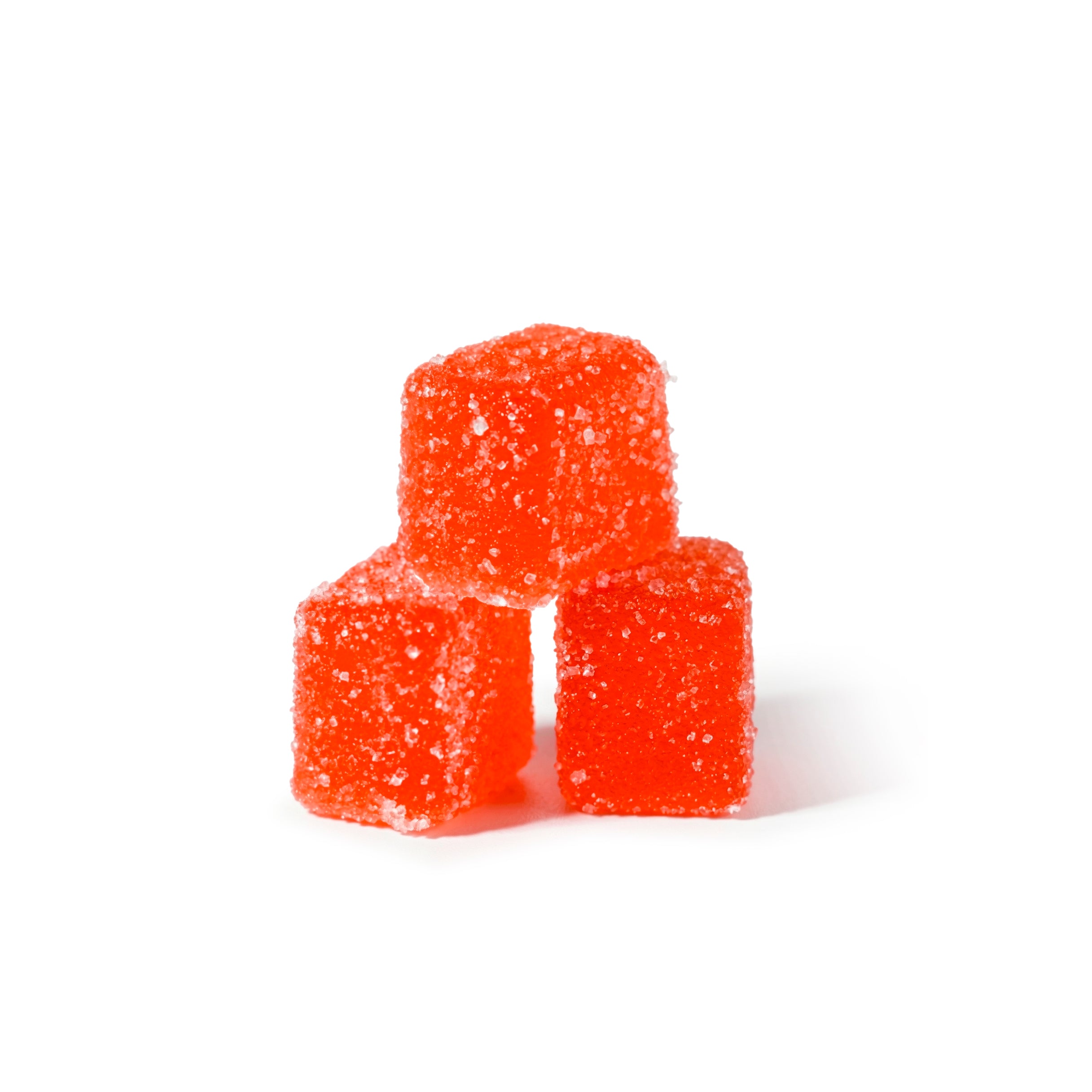 Rollz THC Gummies Erdbeer-Geschmack, 10 mg pro Stück, 3 Stück Packung mit rotem Beutel