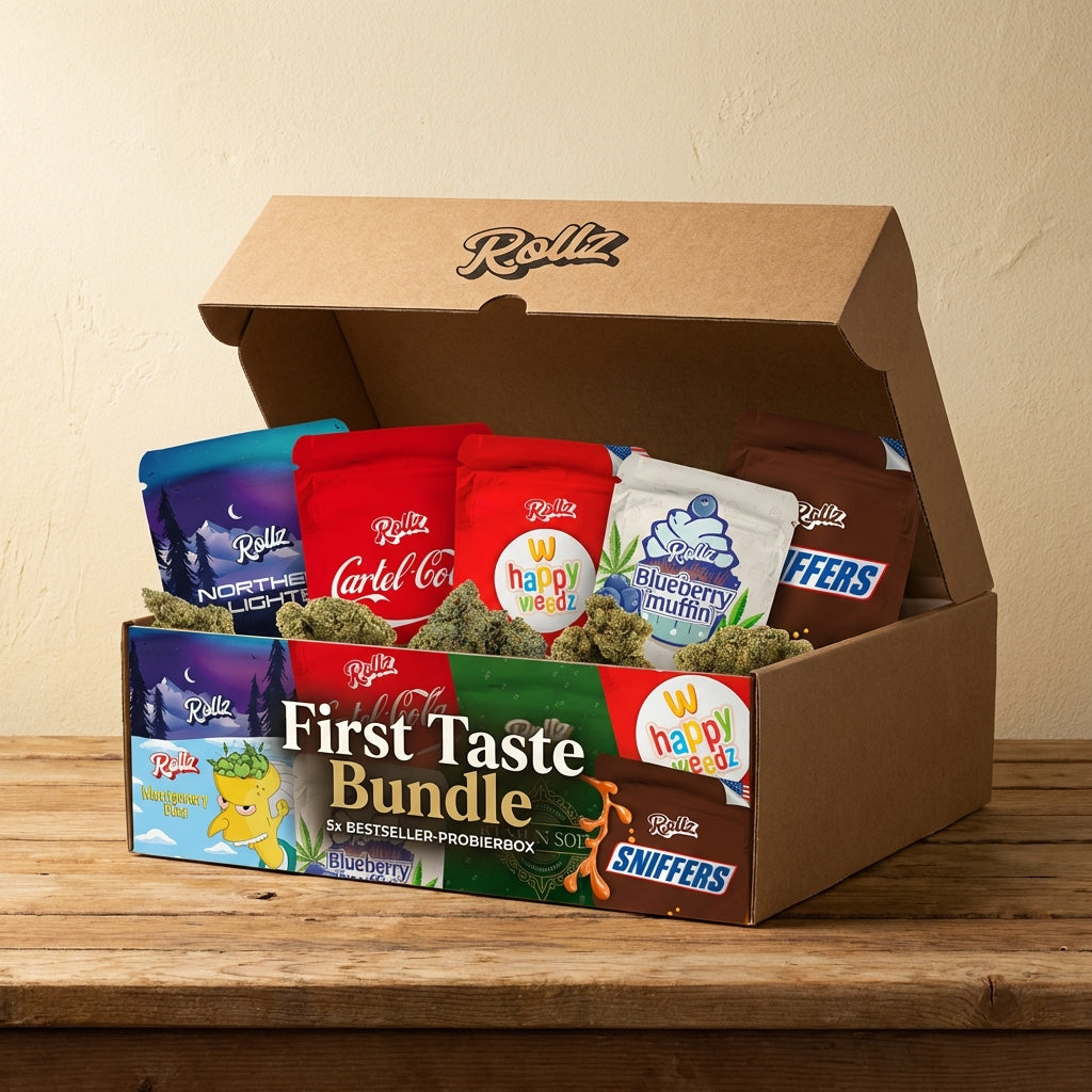 Rollz First Taste Bundle - 5x 3 g der beliebtesten Sorten