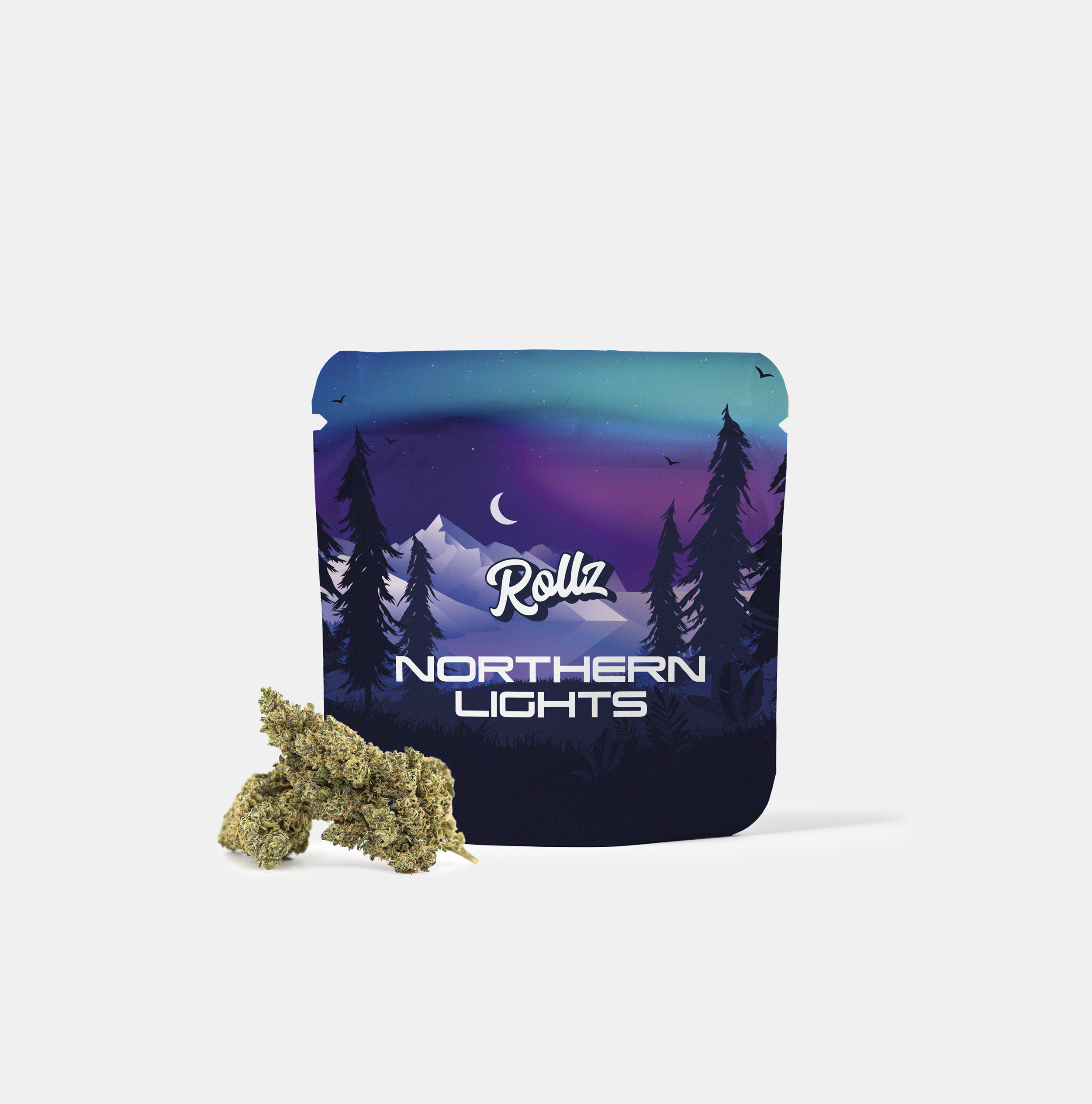 Rollz Northern Lights THC-A Indoor Blüten – 26% THC-A, harzreiche Premium-Buds