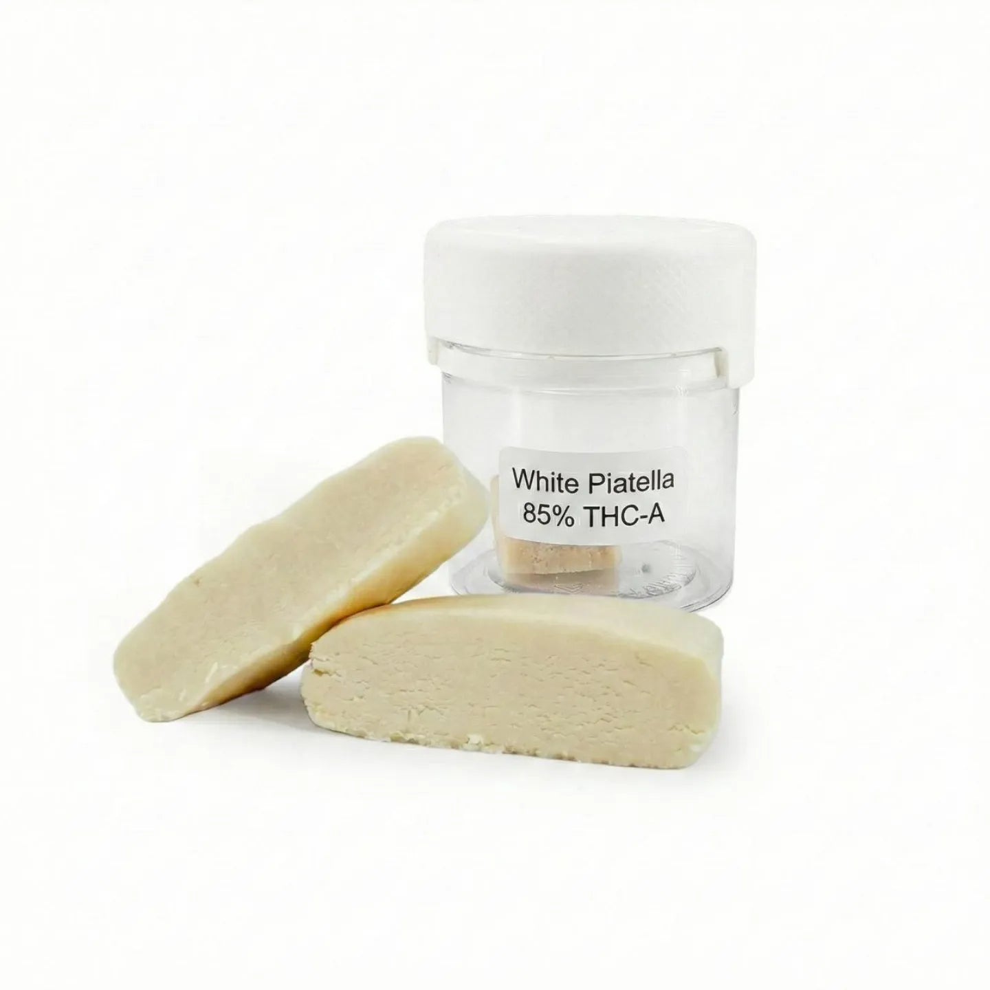 White Piatella 85% THCA Premium Hash – elfenbeinfarbene, butterweiche Konsistenz, Ultra Top-Shelf Connoisseur Grade