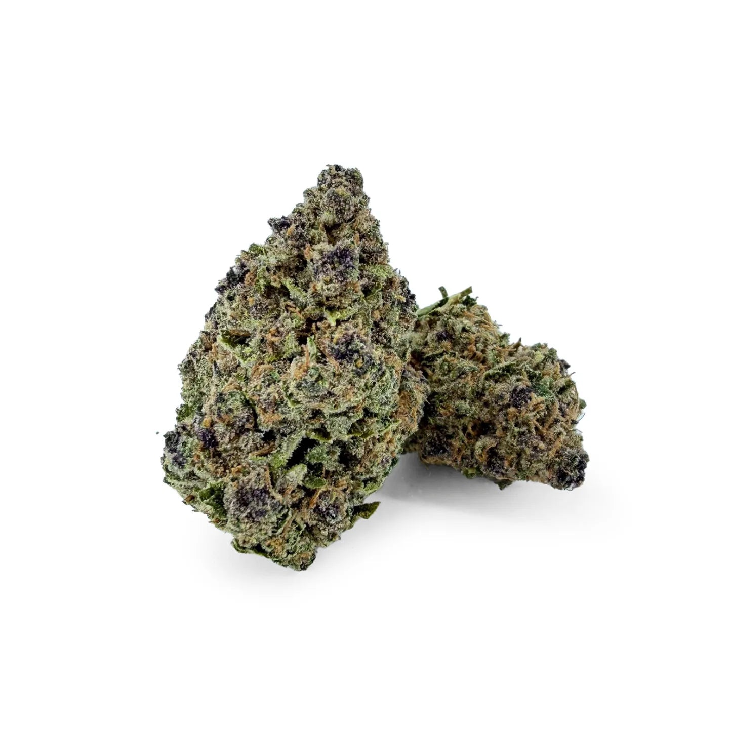 Rollz SNIFFERS Indoor THCA getrocknete Blütenknospen auf weißem Hintergrund, hochwertige Cannabisblüten mit dichter Struktur und natürlicher Farbe