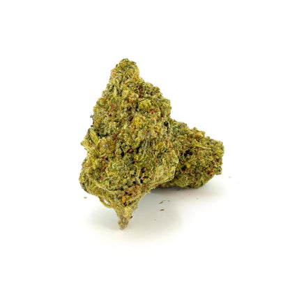 Nahaufnahme der ROLLZ Cali Supreme THCA Blüte mit dichtem grünem Bud