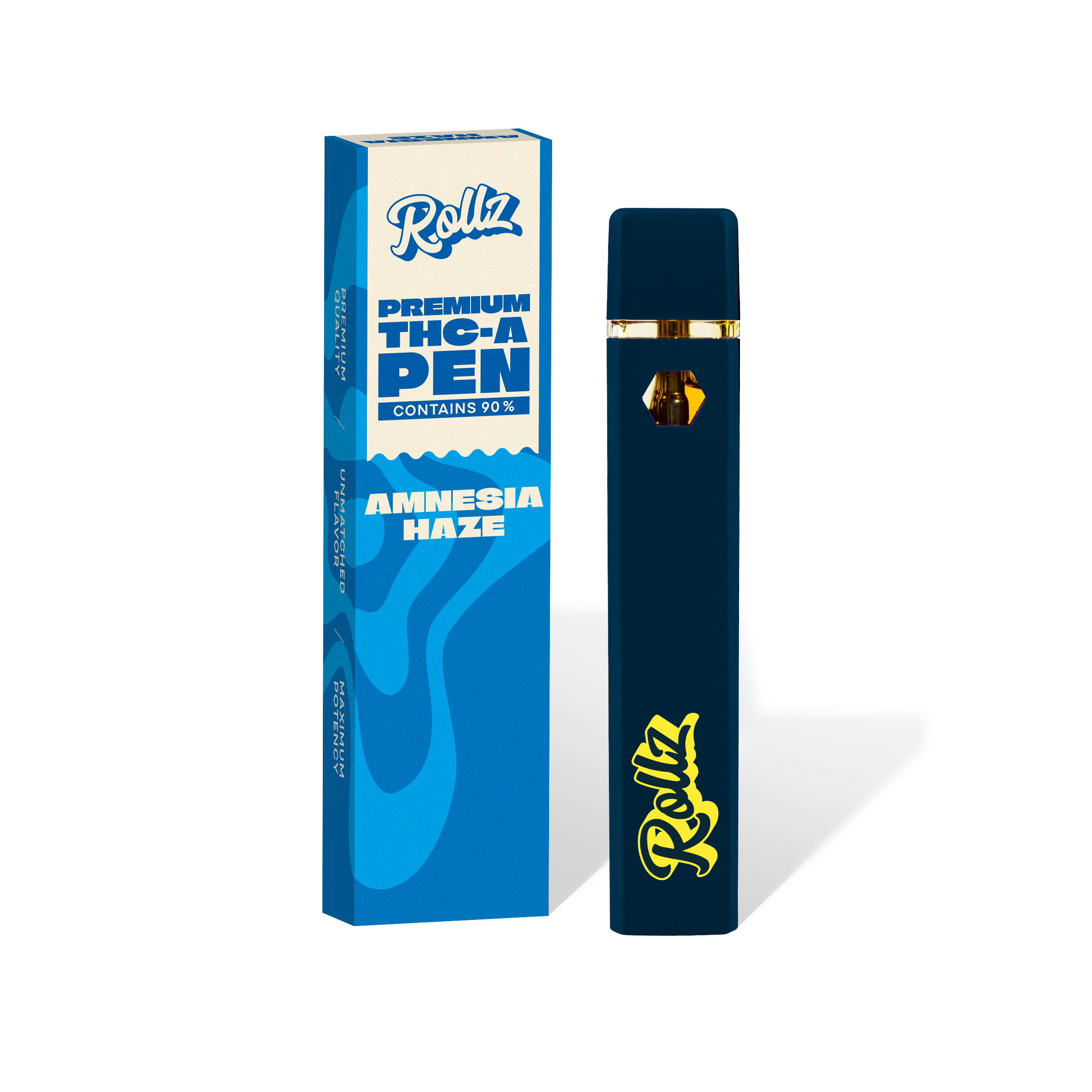 Rollz THC-A Vape 2ml – 90% THC-A, Sorte MAC Miracle Alien Cookies, zugaktiviert